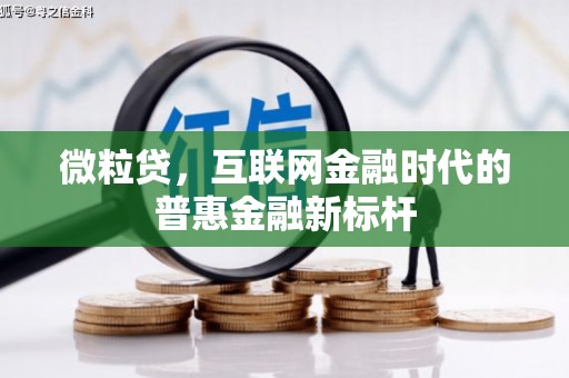 川汇微粒贷，互联网金融时代的普惠金融新标杆