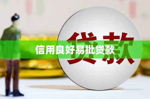 川汇信用良好易批贷款