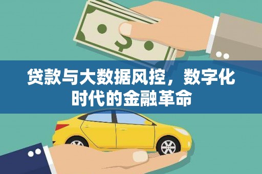 川汇贷款与大数据风控，数字化时代的金融革命