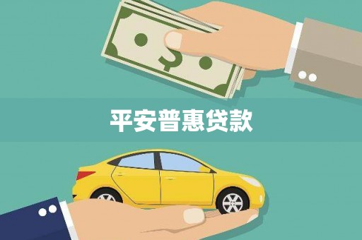 川汇平安普惠贷款