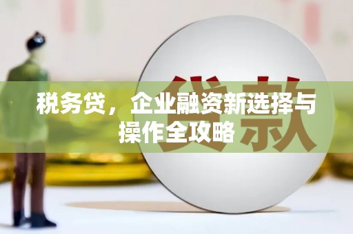 川汇税务贷，企业融资新选择与操作全攻略