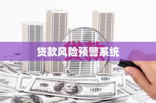 川汇贷款风险预警系统