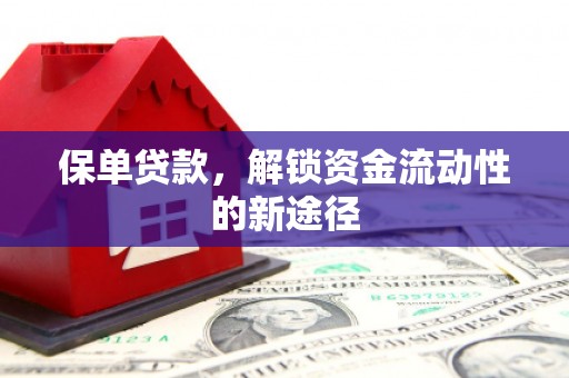 川汇保单贷款，解锁资金流动性的新途径