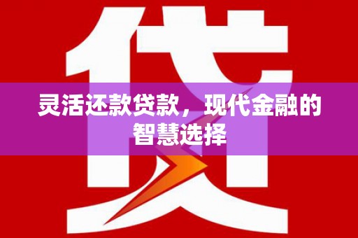 川汇灵活还款贷款，现代金融的智慧选择