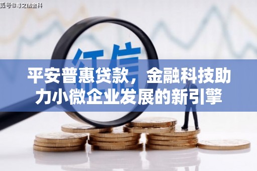 川汇平安普惠贷款，金融科技助力小微企业发展的新引擎