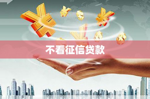 川汇不看征信贷款