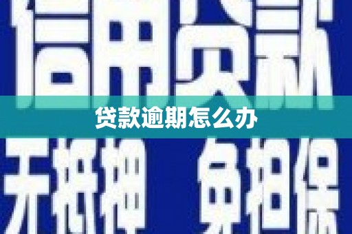 川汇贷款逾期怎么办