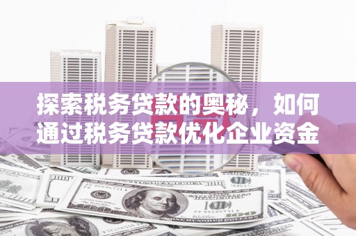 川汇探索税务贷款的奥秘，如何通过税务贷款优化企业资金流