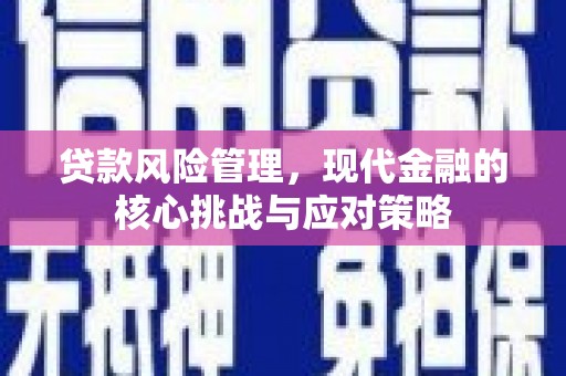 川汇贷款风险管理，现代金融的核心挑战与应对策略