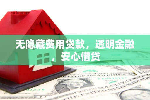 川汇无隐藏费用贷款，透明金融，安心借贷
