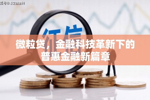 川汇微粒贷，金融科技革新下的普惠金融新篇章