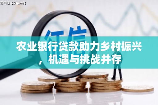 川汇农业银行贷款助力乡村振兴，机遇与挑战并存