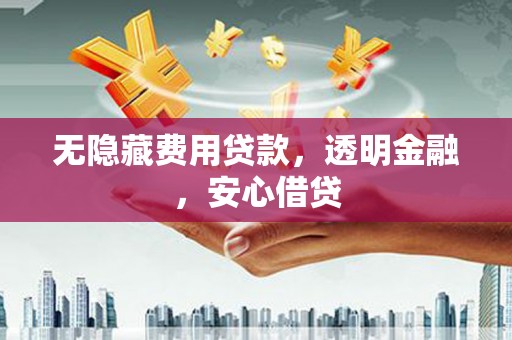 川汇无隐藏费用贷款，透明金融，安心借贷