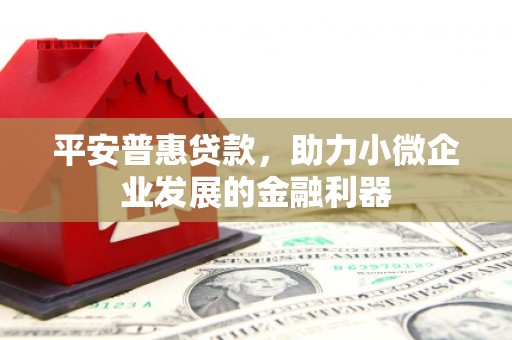 川汇平安普惠贷款，助力小微企业发展的金融利器