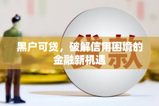 川汇黑户可贷，破解信用困境的金融新机遇