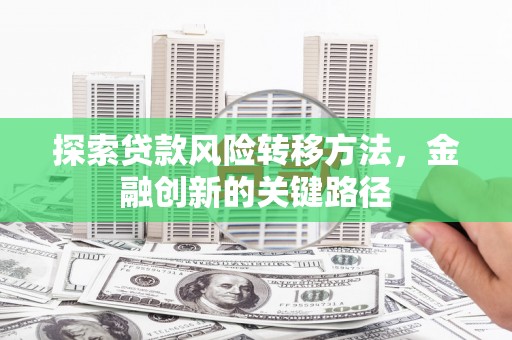 川汇探索贷款风险转移方法，金融创新的关键路径