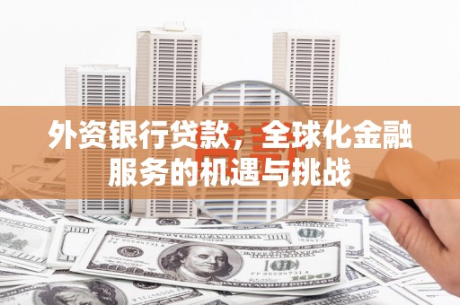 川汇外资银行贷款，全球化金融服务的机遇与挑战