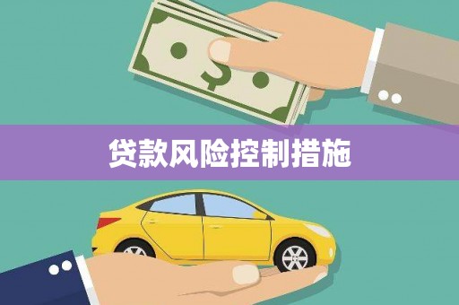 川汇贷款风险控制措施