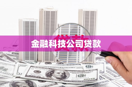 川汇金融科技公司贷款