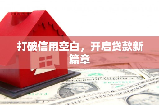 川汇打破信用空白，开启贷款新篇章